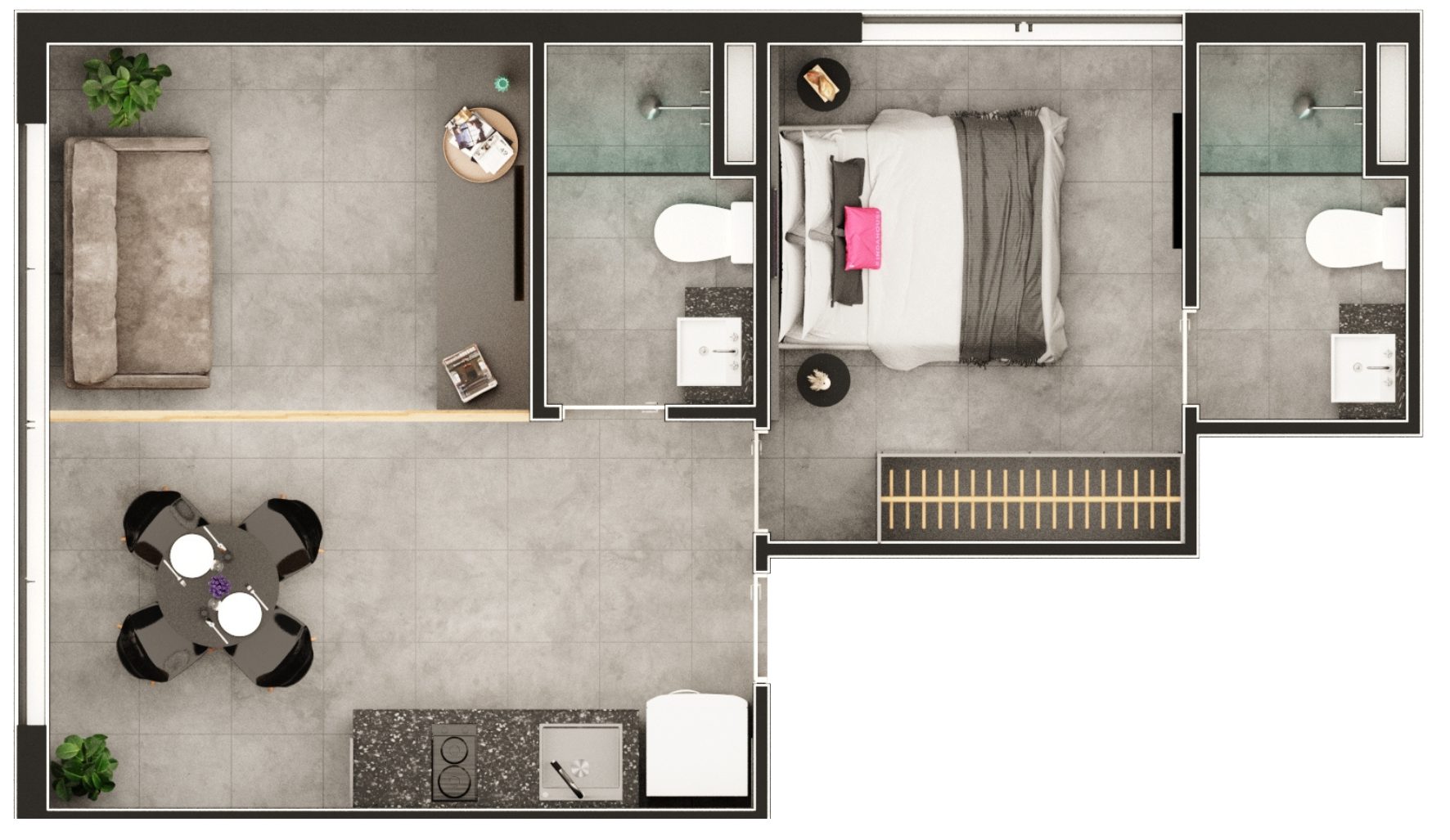 Planta Planta 39m²