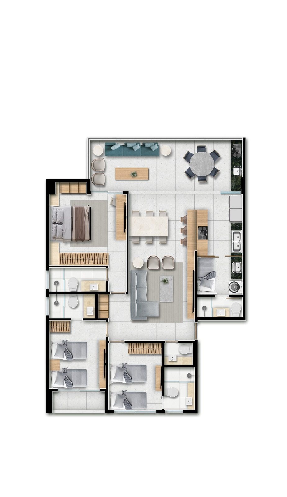 Planta Planta 115m²