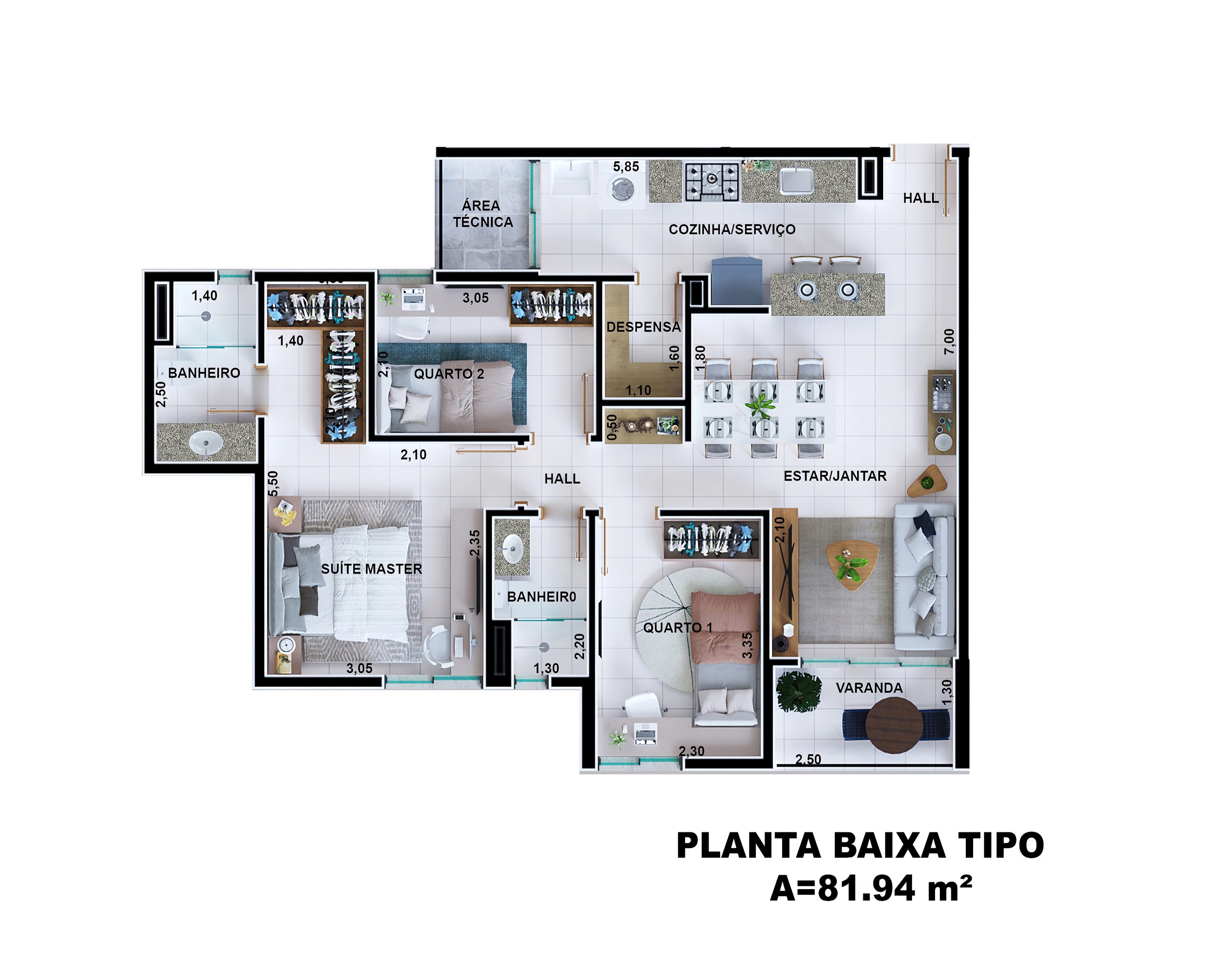 Planta Planta 81m²