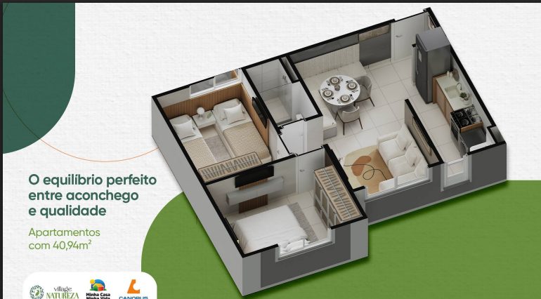 Planta Planta 40m²