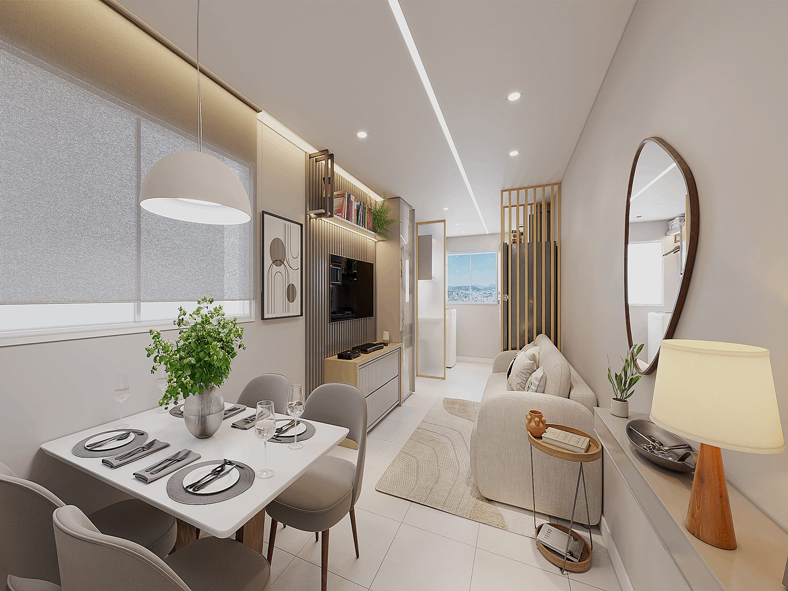 Apartamento no Mío Dirceu — Redonda, Teresina