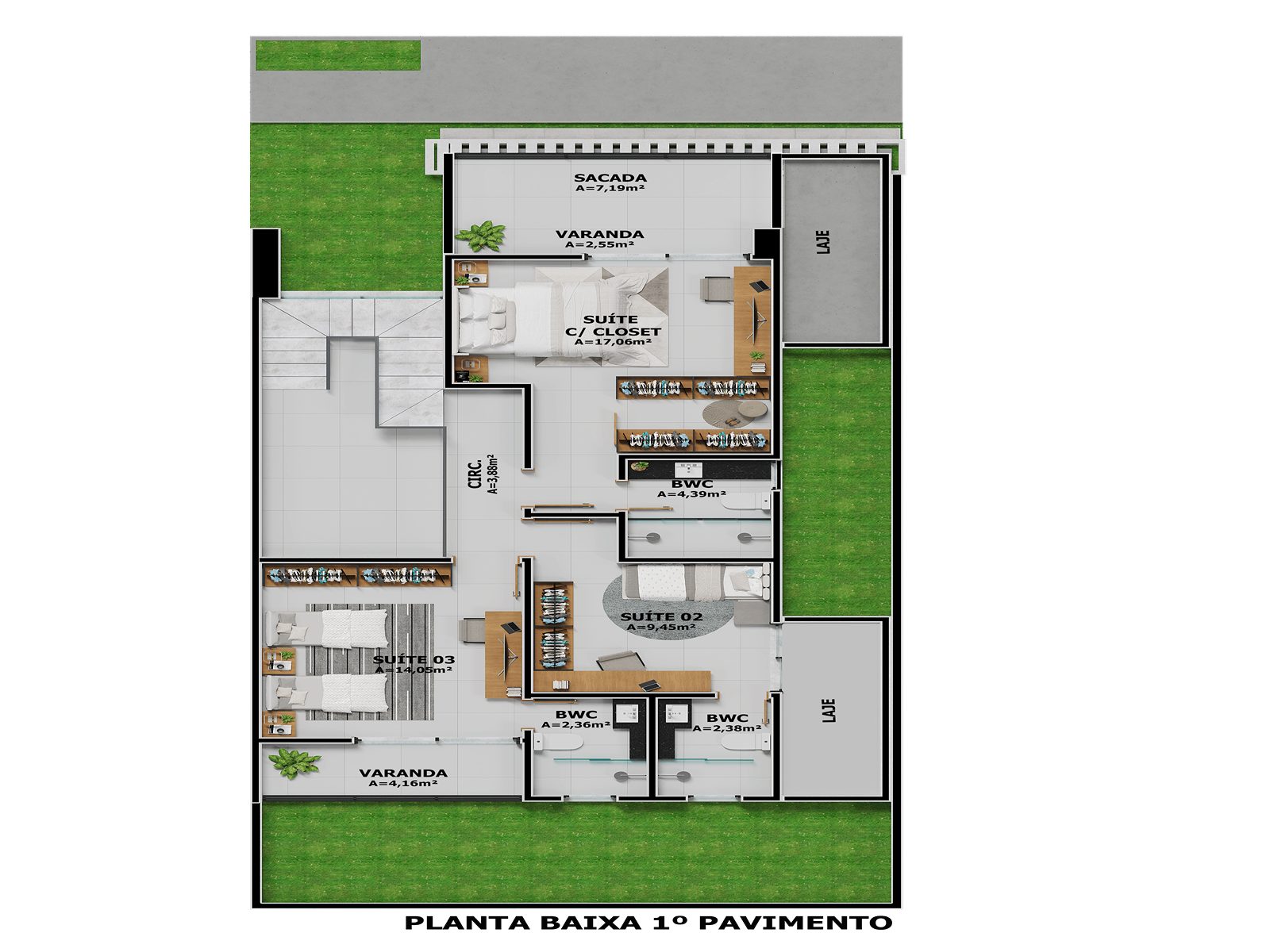 Planta Planta 195m²