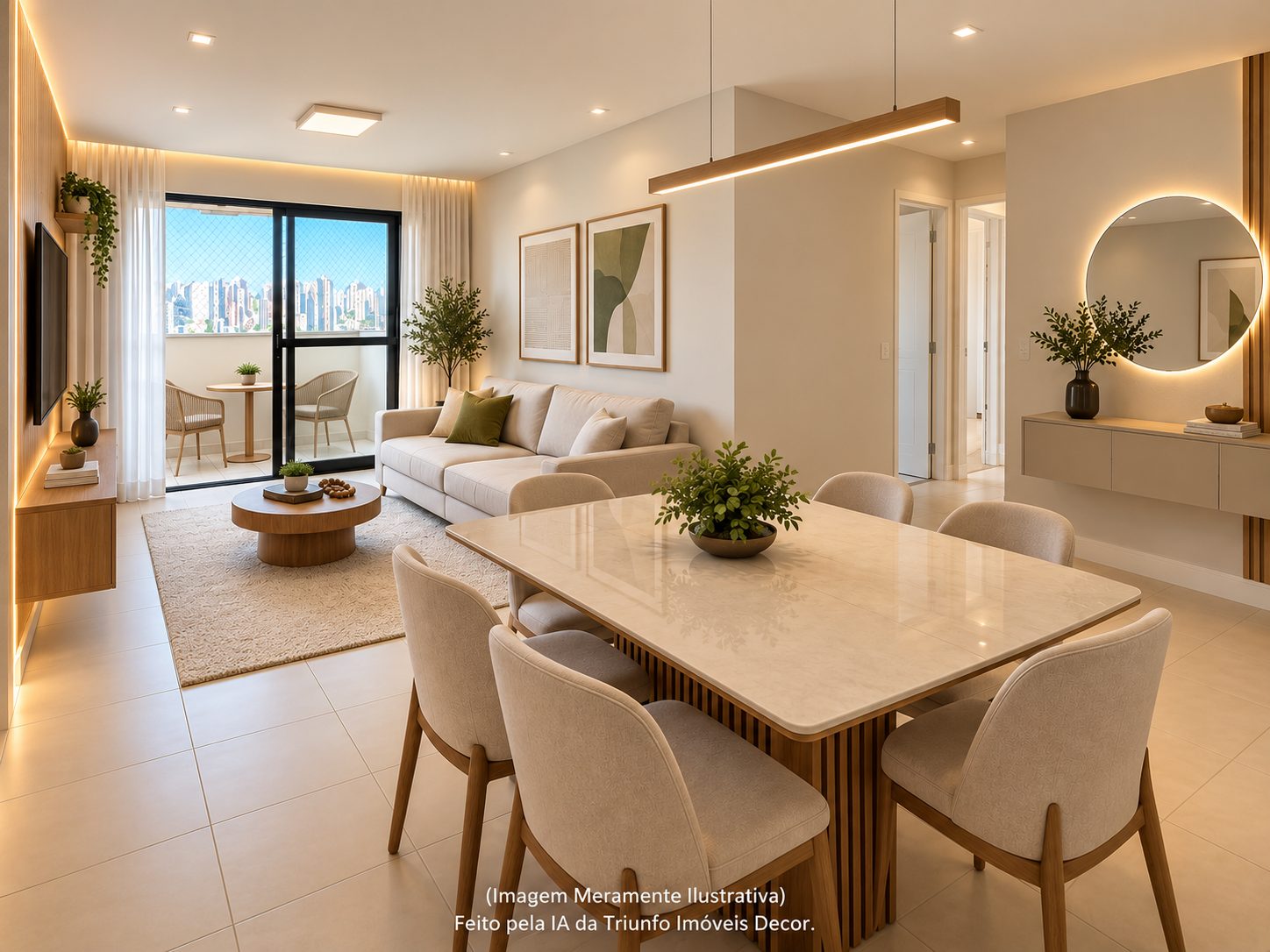 Apartamento no Condomínio Golden Garden II — Centro, Fortaleza