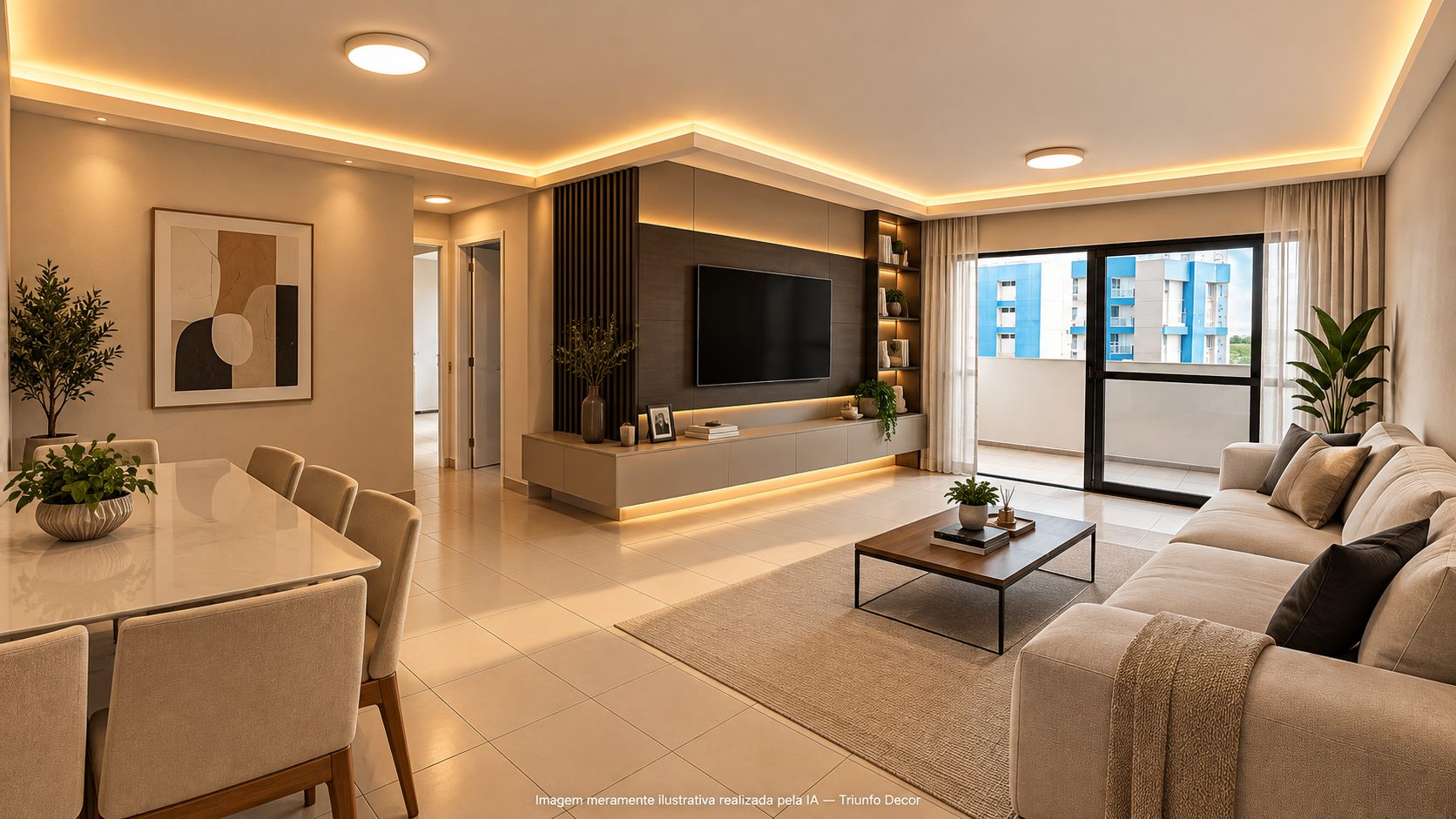 Apartamento no Condomínio Golden Garden II — Centro, Fortaleza