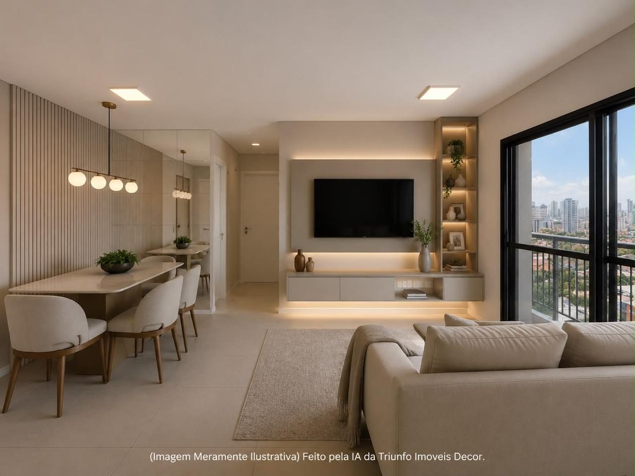 Apartamento no Eridan Mendonça Condominium — Joaquim Távora, Fortaleza